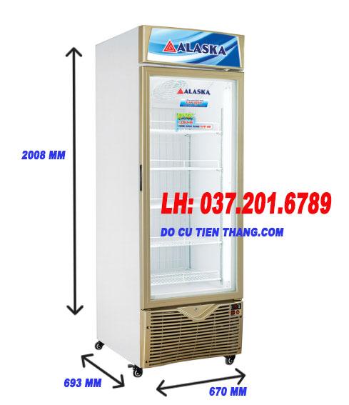 Tủ Đông Đứng 350 Lit Alaska Ifg 350 Thanh Ly
