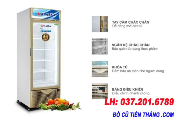 Tủ Đông Đứng Alaska 400 Lít Ifc 45g Thanh Ly Gia Re