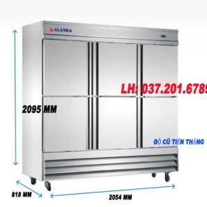 Tủ đông Alaska Inox 6 Cửa F6f Cu Thanh Ly