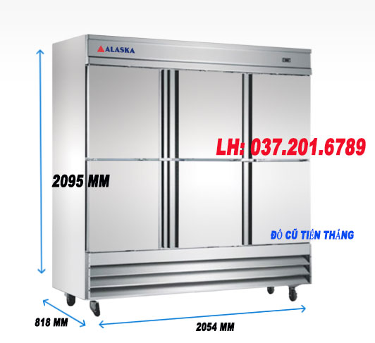 Tủ đông Alaska Inox 6 Cửa F6f Cu Thanh Ly