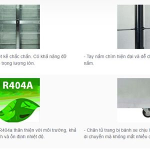 Tu Dong Alaska 6f6 Inox 6 Cua 2500 Lit Thanh Ly