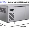 Bàn đông Inox 2 Cánh Berjaya 1m8 Thanh Lý