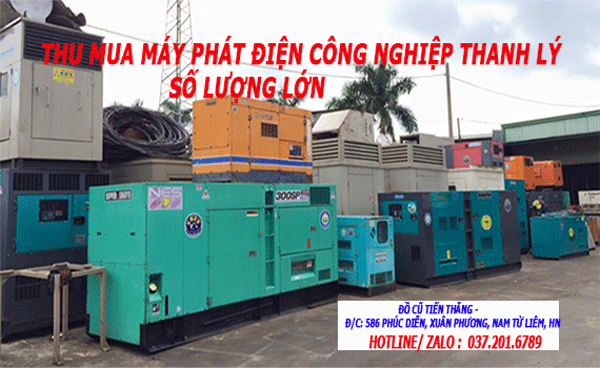 Thu Mua Máy Phát điện Công Nghiệp Thanh Lý