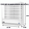 Tủ Mát Siêu Thị Cửa Hở Sanden 1m8