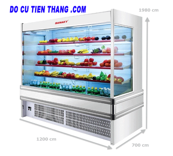 Tủ Rau Siêu Thị Cửa Hở Sanaky Vh 12hps 1m2