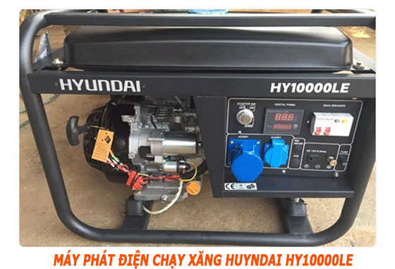 Máy Phát điện Chạy Xăng Huyndai Hy10000le