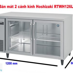 Bàn Mát 2 Cánh Kính Hoshizaki 1m2 Rtwh126ls4 Gd