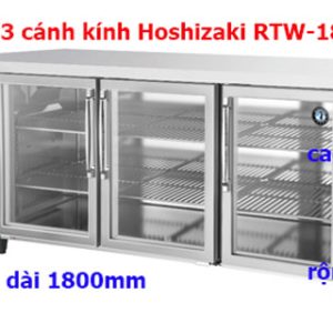 Bàn Mát 3 Cánh Kính 1m8 Hoshizaki Rtw 186ls4 Gd