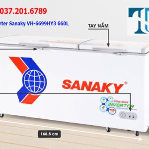 Tủ Đông Sanaky Inverter 660 Lít Vh 6699hy3