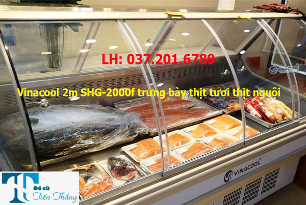 Tủ Thịt Vinacool 2m Shg 2000f Trưng Bày Thịt Tươi Thịt Nguội