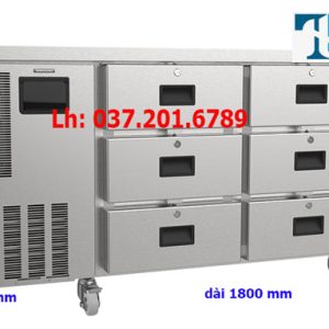 Bàn Mát 1m8 6 Ngăn Kéo Hoshizaki Thanh Lý