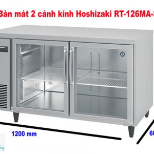 Bàn Mát 2 Cánh Kính Hoshizaki 1m2 Rt 126ma Ssg