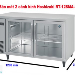 Bàn Mát 2 Cánh Kính Hoshizaki 1m2 Rt 128ma Sg