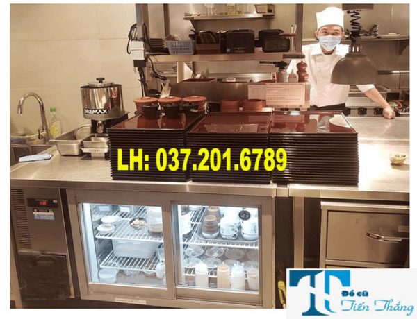 Bàn Mát 2 Cánh Kính Hoshizaki 1m2 Thanh Lý
