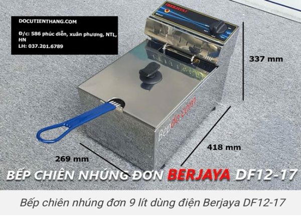 Bếp Chiên Nhúng đơn 9 Lít Berjaya