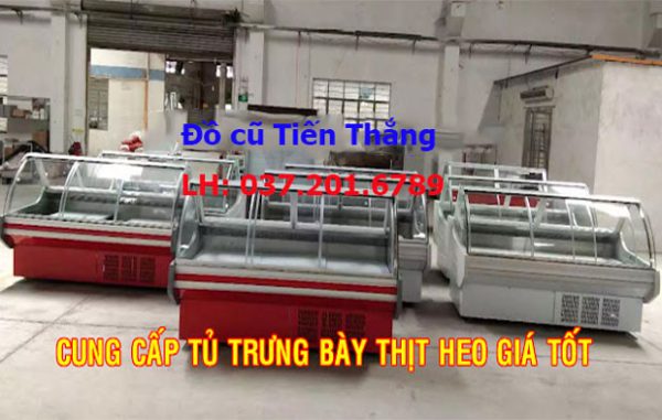 Tủ Mát Trưng Bày Thịt Cá Cũ Thanh Lý