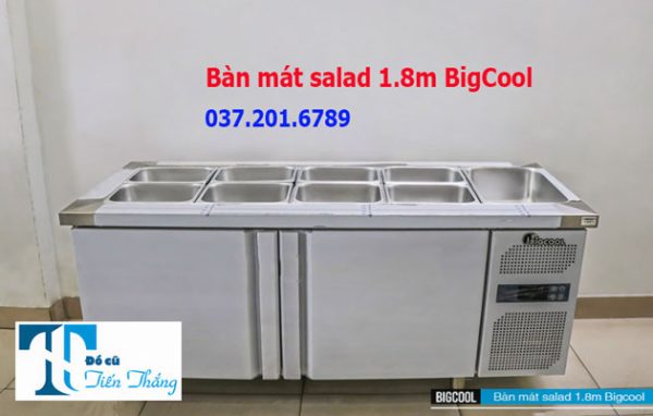 Bàn Mát Salad 1m8 Bigcool Thanh Lý