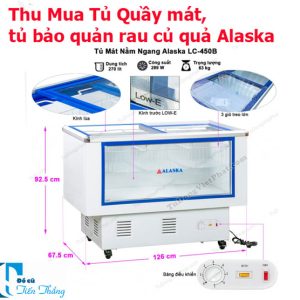 Thu Mua Tủ Quầy Mát, Tủ Bảo Quản Rau Củ Quả Alaska