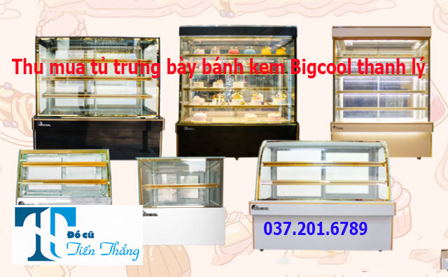 Thu Mua Tủ Trưng Bày Bánh Kem Bigcool Thanh Lý