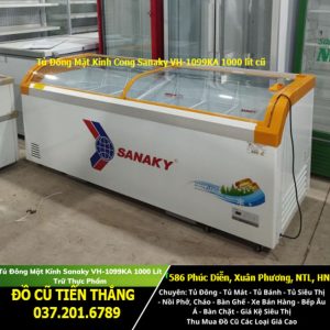 Tủ Đông Mặt Kính Cong Sanaky 1000 Lít Thanh Lý