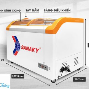 Tủ Đông Mặt Kính Cong Sanaky Vh 1099ka 1000 Lít