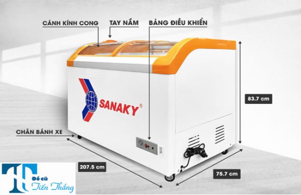 Tủ Đông Mặt Kính Cong Sanaky Vh 1099ka 1000 Lít