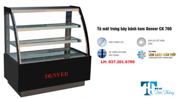 Tủ Bánh Sinh Nhật Tủ Mát Trưng Bày Bánh Kem Denver