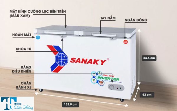 Tủ đông Inverter Sanaky Vh 4099w4k 400 Lít