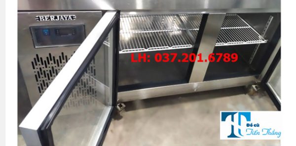 Bàn Mát 2 Cánh Kính Berjaya 1m5 Thanh Lý