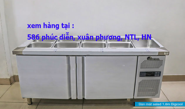 Bàn Mát Salad 8 Khay Bigcool 1m8 Giá Rẻ