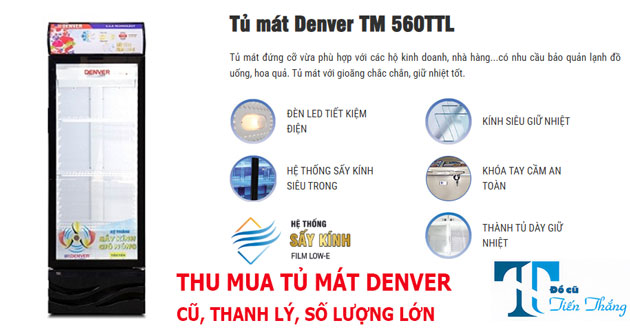 Thu Mua Tủ Mát Denver Cũ Thanh Lý
