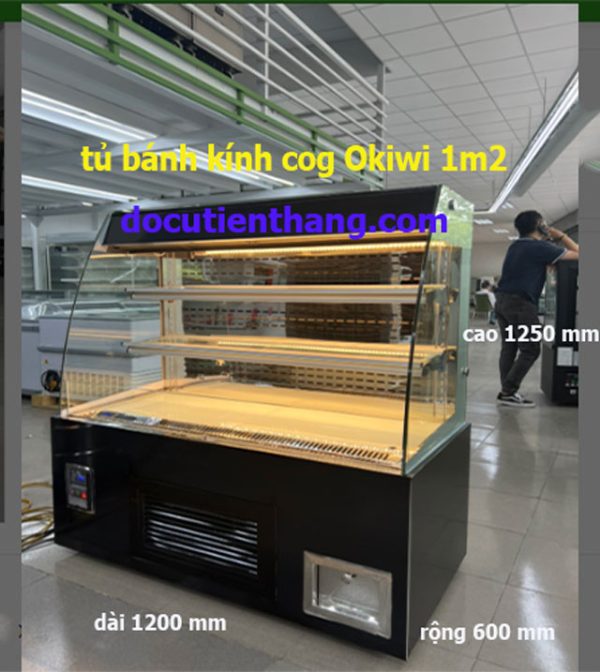 Tủ Bánh Kem Kính Cong 1m2 Cũ Thanh Lý