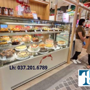 Tủ Bánh Kính Vuông 3 Tầng Vinacool Thanh Lý Chính Hãng