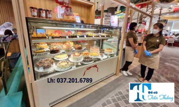 Tủ Bánh Kính Vuông 3 Tầng Vinacool Thanh Lý Chính Hãng