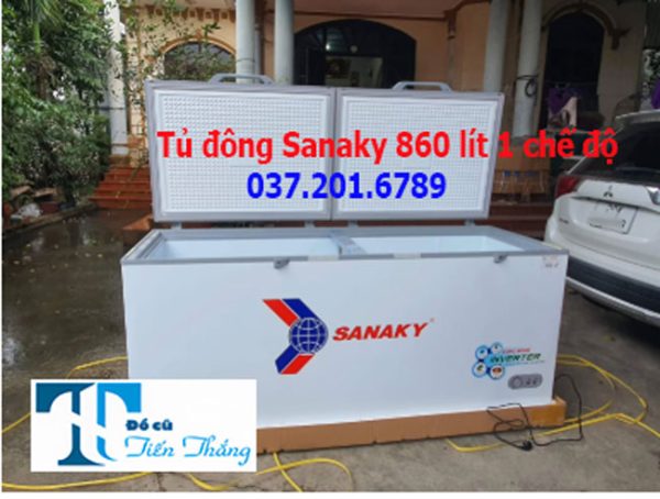 Tủ đông Sanaky 860 Lít Inverter 1 Ngăn đông Cũ Giá Rẻ