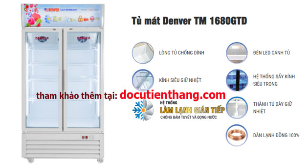 Tủ Mát 2 Cánh Denver Cũ Thanh Lý