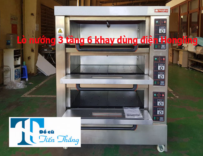 Lò Nướng 3 Tầng 6 Khay Dùng điện Hongling