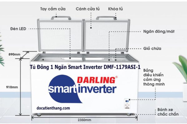Tủ Đông 1 Ngăn Smart Inverter Dmf 1179asi 1 1200 Lít