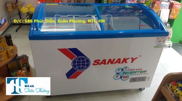 Tủ Đông Kem Sanaky 480 Lít Inverter Mặt Kính Cong