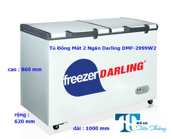 Tủ Đông Mát 2 Ngăn Darling Dmf 2999w2 Thanh Lý