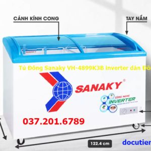 Tủ Đông Sanaky Vh 4899k3b Inverter Dàn Đồng 480 Lít
