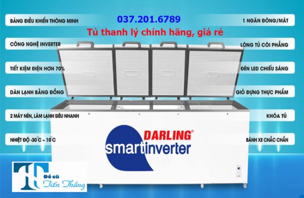 Tủ đông Darling Dmf 1779asi Inverter 2100 Lít Giá Rẻ