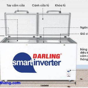 Tủ đông Darling Dmf 3699ws4 370 Lít