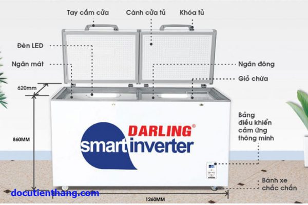 Tủ đông Darling Dmf 3699ws4 370 Lít