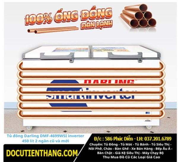 Tủ đông Darling Dmf 4699wsi Inverter 450 Lít
