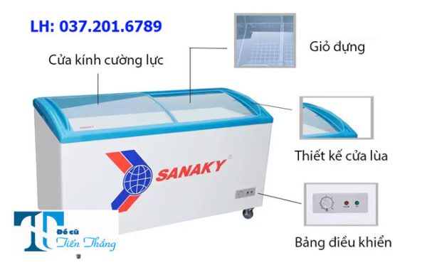 Tủ đông Sanaky Vh 3899k Tủ Kem Mặt Kính Lùa Thanh Lý