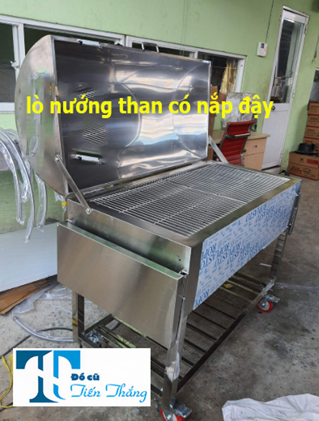 Lò Nướng Than Inox Có Nắp đậy Giá Rẻ