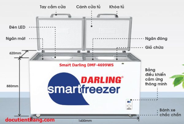 Thanh Lý Tủ Đông Smart Darling Dmf 4699ws 450 Lít Cũ