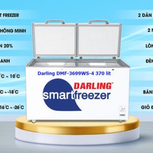 Thanh Lý Tủ đông Darling Dmf 3699ws4 370 Lít 2 Ngăn