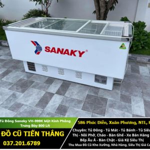 Tủ đông Sanaky Tủ Kem Mặt Kính 800 Lít Thanh Lý